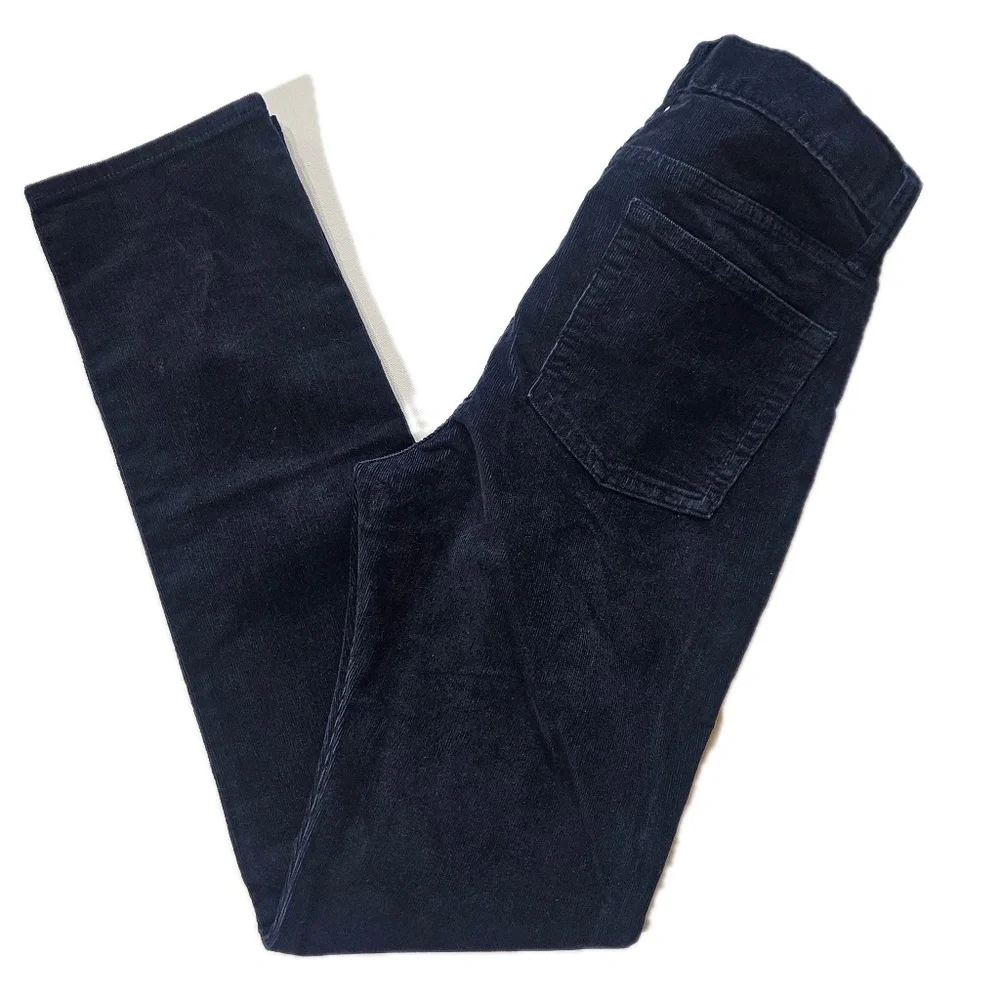 J. Crew Pants Kids 14 Navy Blue Corduroy Khakis Casual School‎ Play Stretch